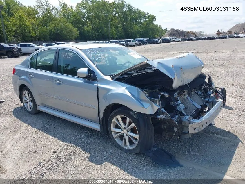 2013 Subaru Legacy 2.5I Limited VIN: 4S3BMCL60D3031168 Lot: 39967047