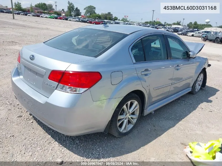 2013 Subaru Legacy 2.5I Limited VIN: 4S3BMCL60D3031168 Lot: 39967047