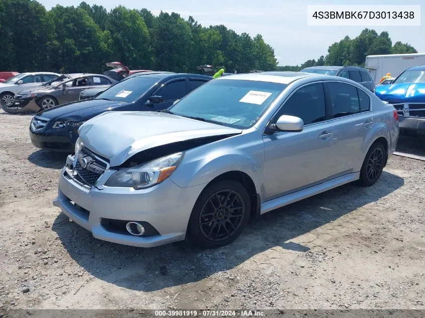 2013 Subaru Legacy 2.5I Limited VIN: 4S3BMBK67D3013438 Lot: 39981919