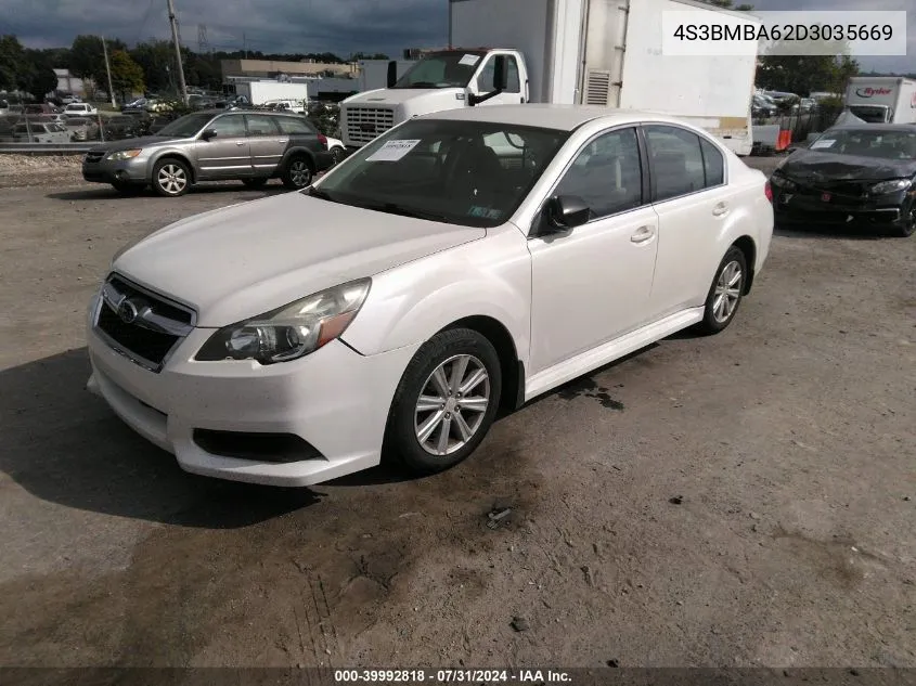 2013 Subaru Legacy 2.5I VIN: 4S3BMBA62D3035669 Lot: 39992818