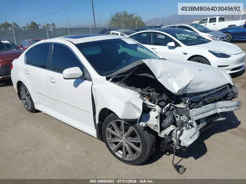 2013 Subaru Legacy 2.5I Premium VIN: 4S3BMBG64D3045692 Lot: 39994303