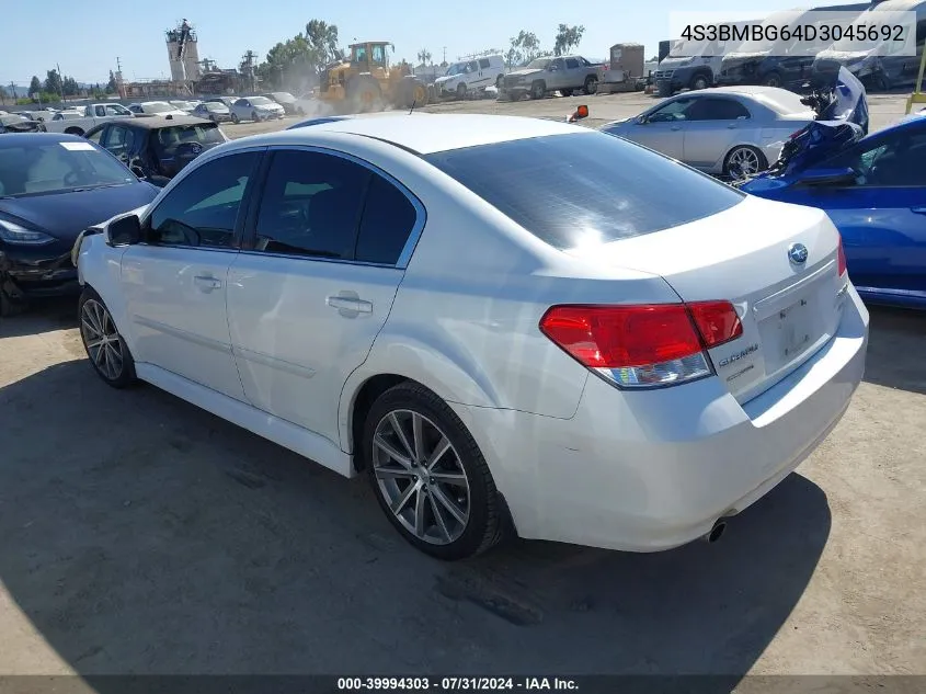 2013 Subaru Legacy 2.5I Premium VIN: 4S3BMBG64D3045692 Lot: 39994303