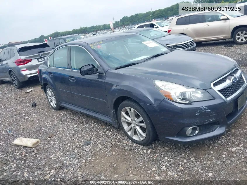 2013 Subaru Legacy 2.5I Limited VIN: 4S3BMBP60D3019235 Lot: 40021964