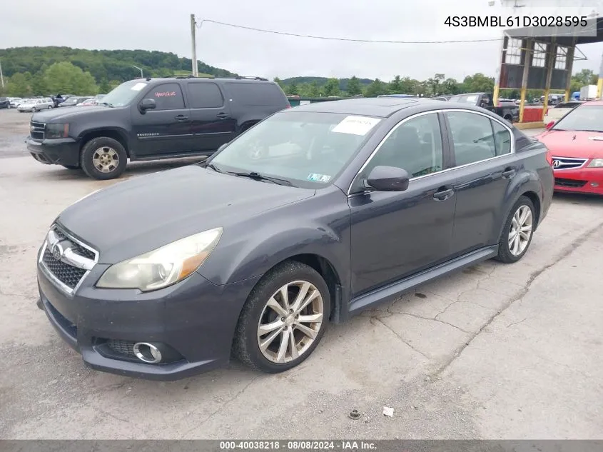 2013 Subaru Legacy 2.5I Limited VIN: 4S3BMBL61D3028595 Lot: 40038218