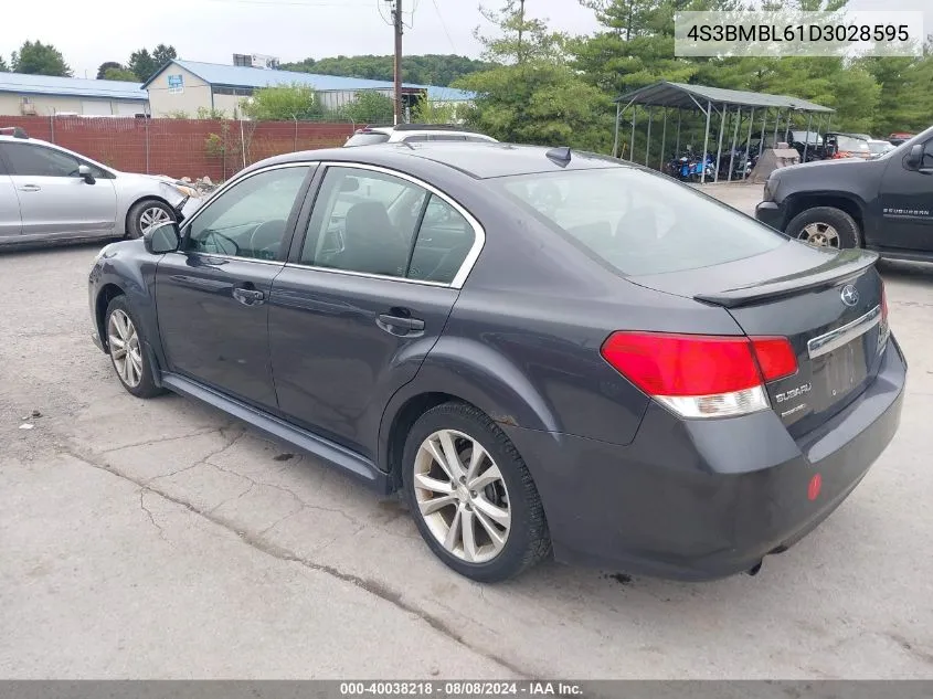 2013 Subaru Legacy 2.5I Limited VIN: 4S3BMBL61D3028595 Lot: 40038218