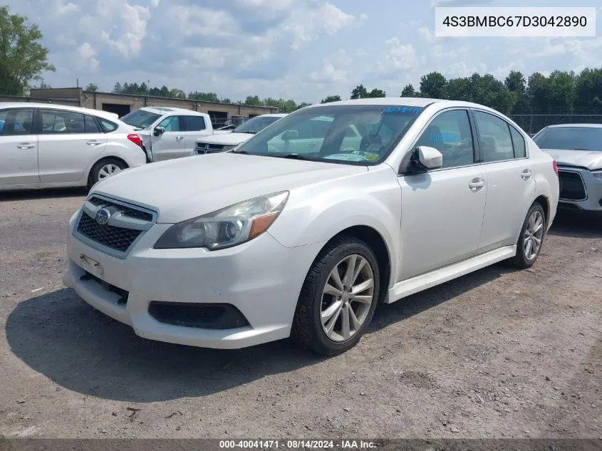 2013 Subaru Legacy 2.5I Premium VIN: 4S3BMBC67D3042890 Lot: 40041471