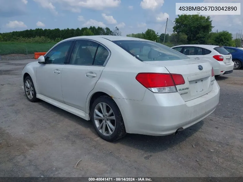 2013 Subaru Legacy 2.5I Premium VIN: 4S3BMBC67D3042890 Lot: 40041471