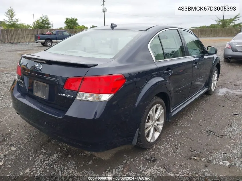 2013 Subaru Legacy 2.5I Limited VIN: 4S3BMCK67D3005393 Lot: 40068786