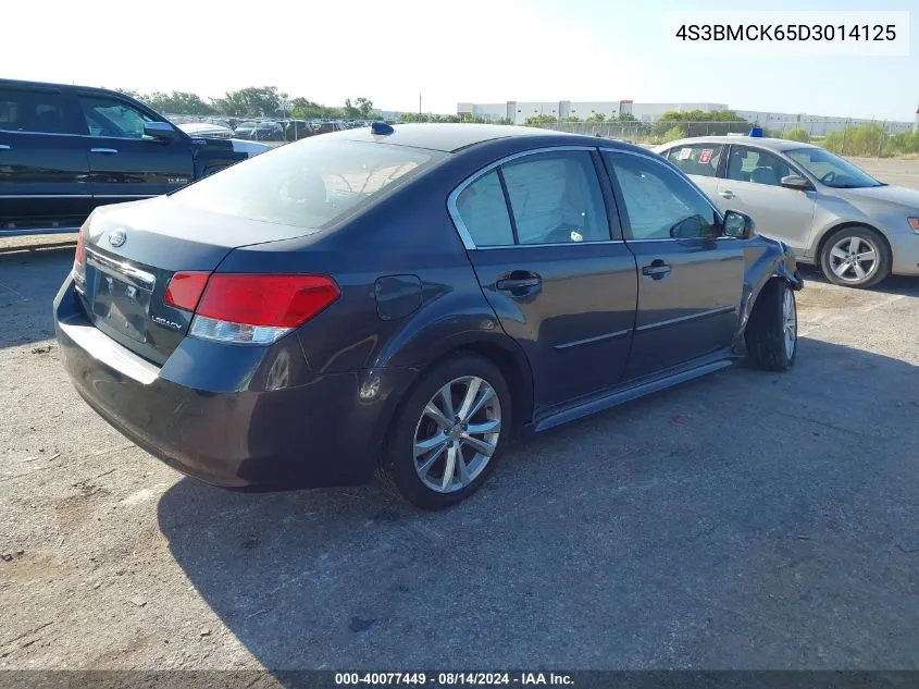 2013 Subaru Legacy 2.5I Limited VIN: 4S3BMCK65D3014125 Lot: 40077449