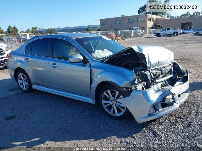 2013 Subaru Legacy 2.5I Premium VIN: 4S3BMBC64D3032463 Lot: 40086838