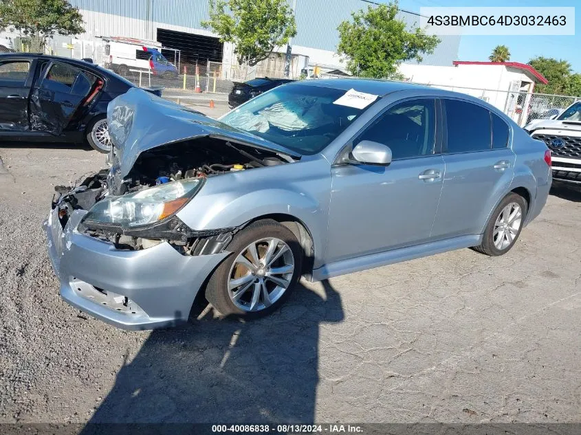 2013 Subaru Legacy 2.5I Premium VIN: 4S3BMBC64D3032463 Lot: 40086838