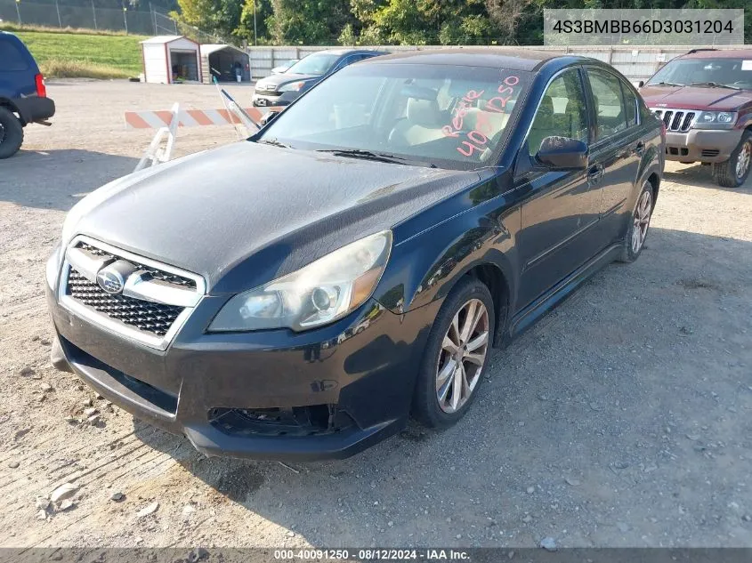 2013 Subaru Legacy 2.5I Premium VIN: 4S3BMBB66D3031204 Lot: 40091250