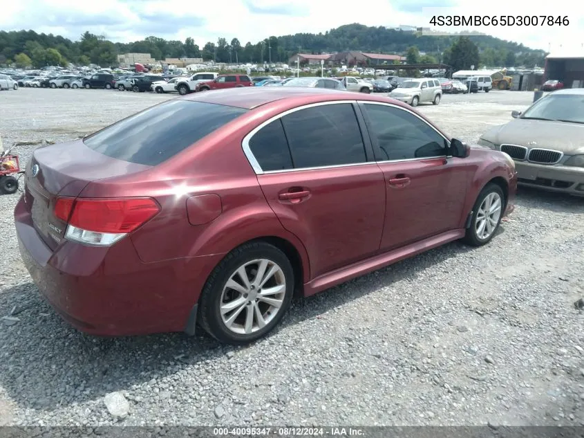 4S3BMBC65D3007846 2013 Subaru Legacy 2.5I Premium