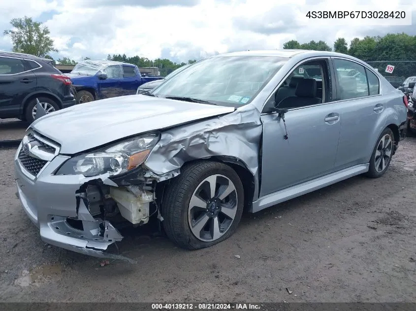 2013 Subaru Legacy 2.5I Limited VIN: 4S3BMBP67D3028420 Lot: 40139212