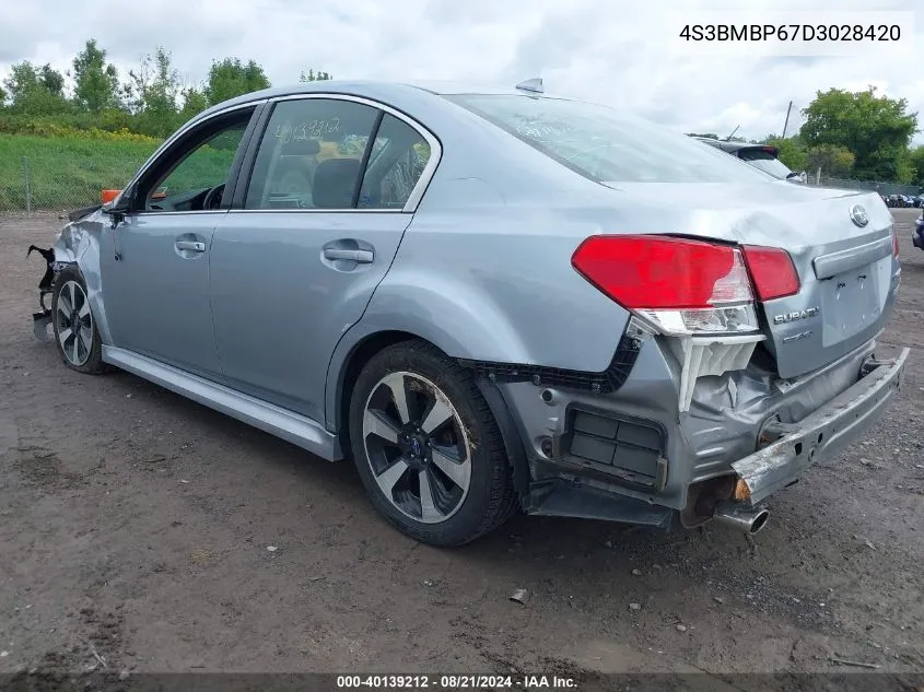 2013 Subaru Legacy 2.5I Limited VIN: 4S3BMBP67D3028420 Lot: 40139212