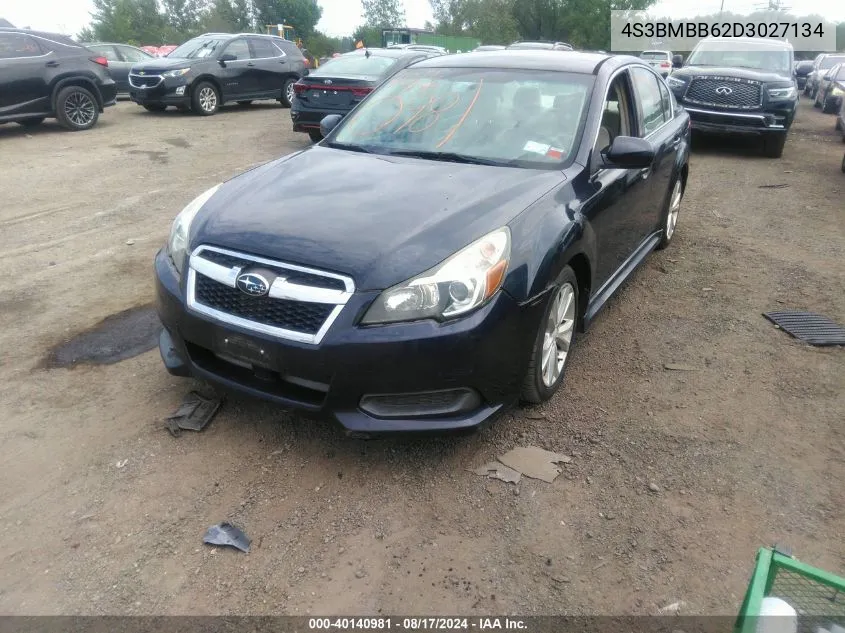 2013 Subaru Legacy 2.5I Premium VIN: 4S3BMBB62D3027134 Lot: 40140981