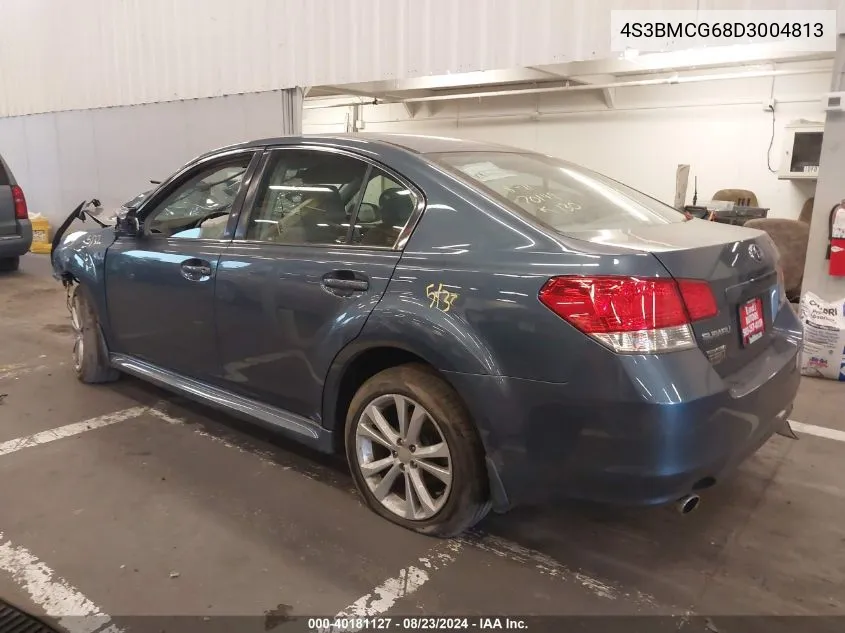 2013 Subaru Legacy 2.5I Premium VIN: 4S3BMCG68D3004813 Lot: 40181127