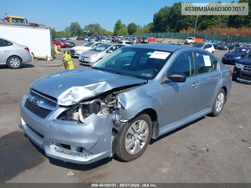 4S3BMBA66D3007017 2013 Subaru Legacy 2.5I