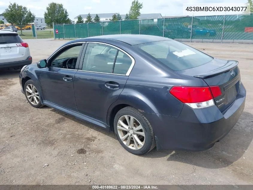 2013 Subaru Legacy 2.5I Premium VIN: 4S3BMBC6XD3043077 Lot: 40189622