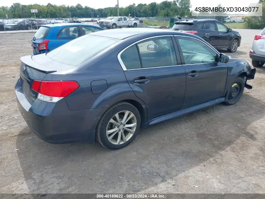 4S3BMBC6XD3043077 2013 Subaru Legacy 2.5I Premium