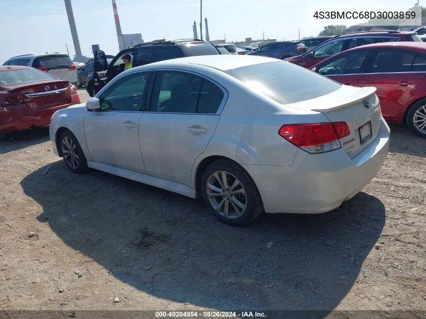 2013 Subaru Legacy 2.5I Premium VIN: 4S3BMCC68D3003859 Lot: 40204954