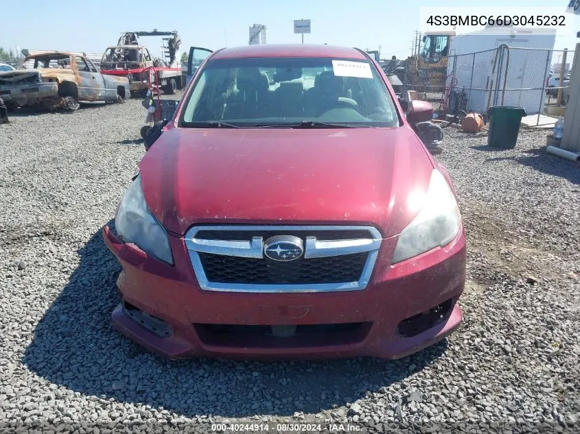 2013 Subaru Legacy 2.5I Premium VIN: 4S3BMBC66D3045232 Lot: 40244914