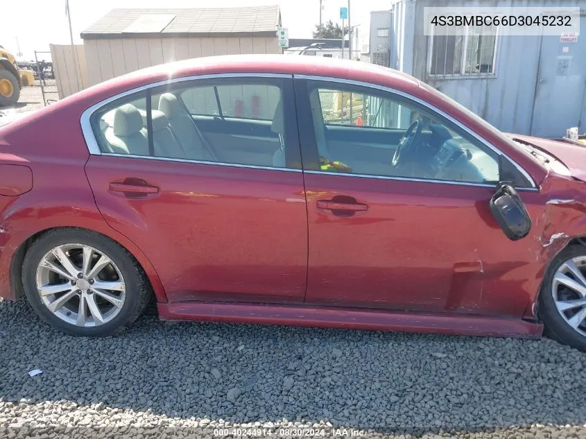 2013 Subaru Legacy 2.5I Premium VIN: 4S3BMBC66D3045232 Lot: 40244914