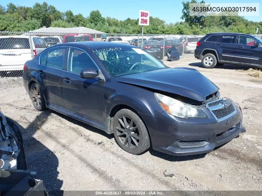 2013 Subaru Legacy 2.5I Premium VIN: 4S3BMCG6XD3017594 Lot: 40263637