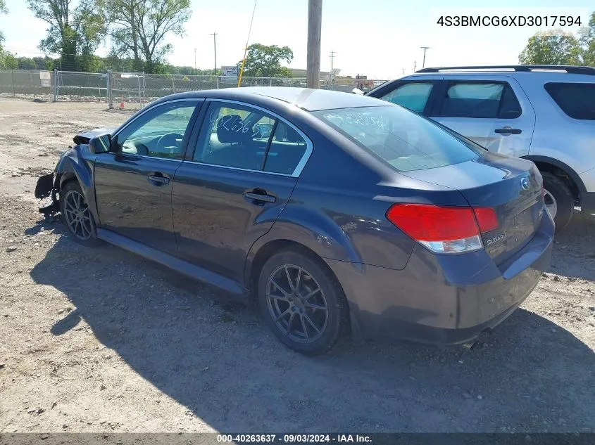 2013 Subaru Legacy 2.5I Premium VIN: 4S3BMCG6XD3017594 Lot: 40263637