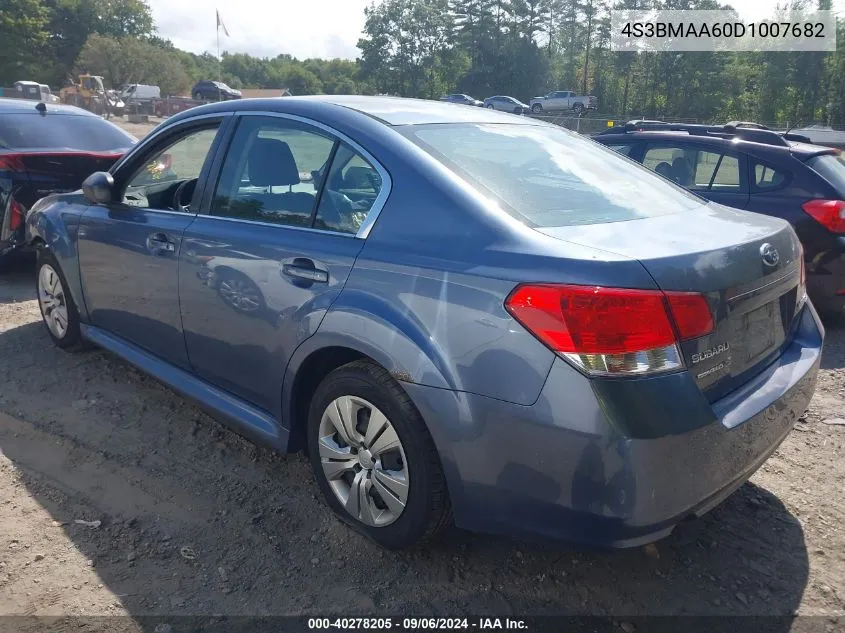 2013 Subaru Legacy 2.5I VIN: 4S3BMAA60D1007682 Lot: 40278205