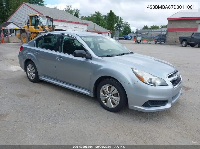 2013 Subaru Legacy 2.5I VIN: 4S3BMBA67D3011061 Lot: 40296304