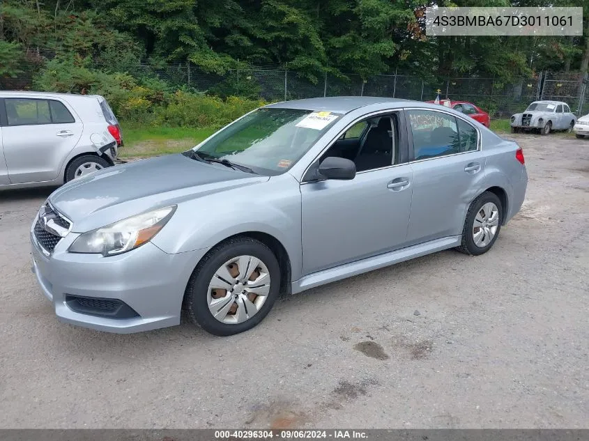 2013 Subaru Legacy 2.5I VIN: 4S3BMBA67D3011061 Lot: 40296304