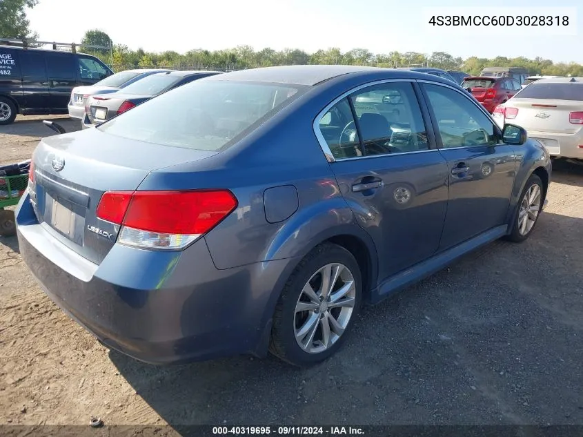 2013 Subaru Legacy 2.5I Premium VIN: 4S3BMCC60D3028318 Lot: 40319695