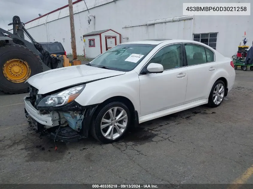 2013 Subaru Legacy 2.5I Limited VIN: 4S3BMBP60D3021258 Lot: 40335218