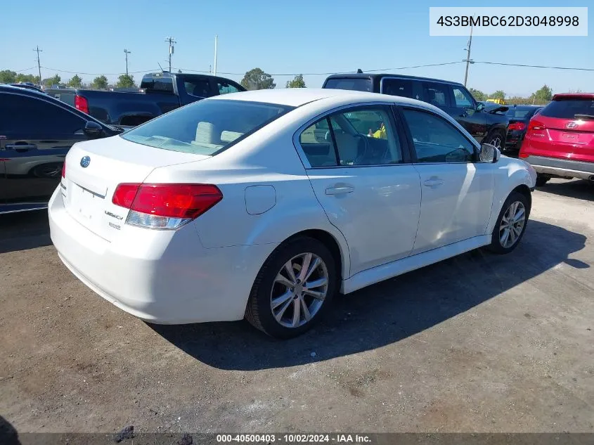 4S3BMBC62D3048998 2013 Subaru Legacy 2.5I Premium