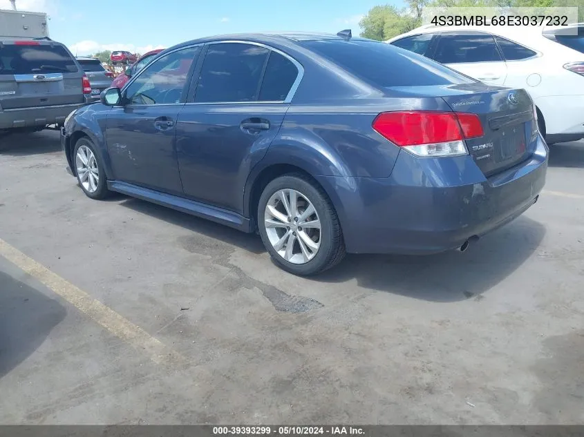 4S3BMBL68E3037232 2014 Subaru Legacy 2.5I Limited