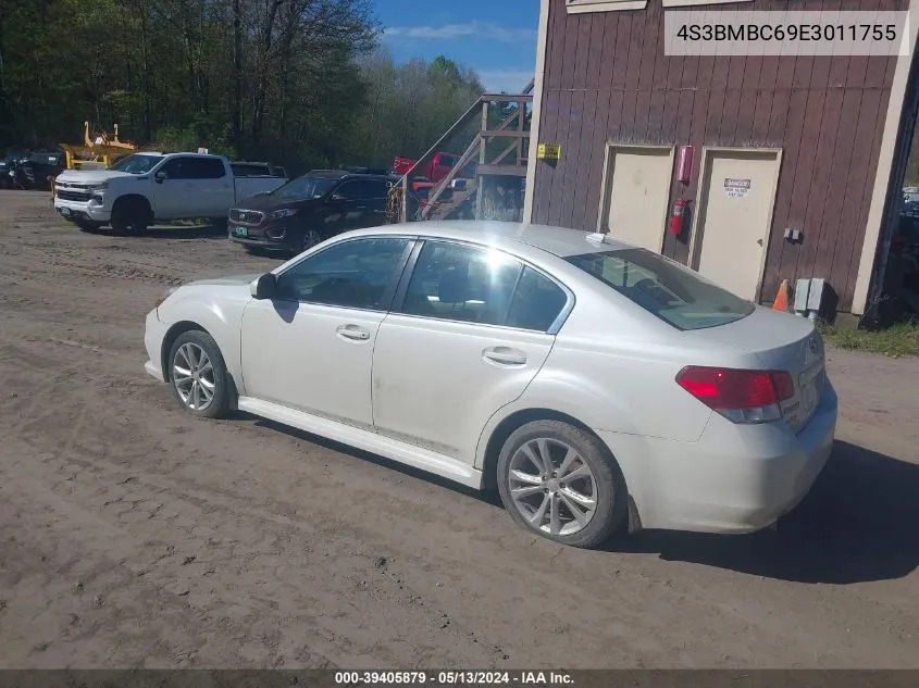 2014 Subaru Legacy 2.5I Premium VIN: 4S3BMBC69E3011755 Lot: 39405879