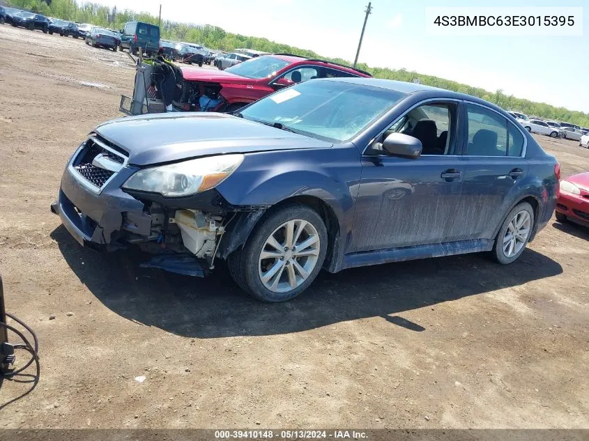 2014 Subaru Legacy 2.5I Premium VIN: 4S3BMBC63E3015395 Lot: 39410148