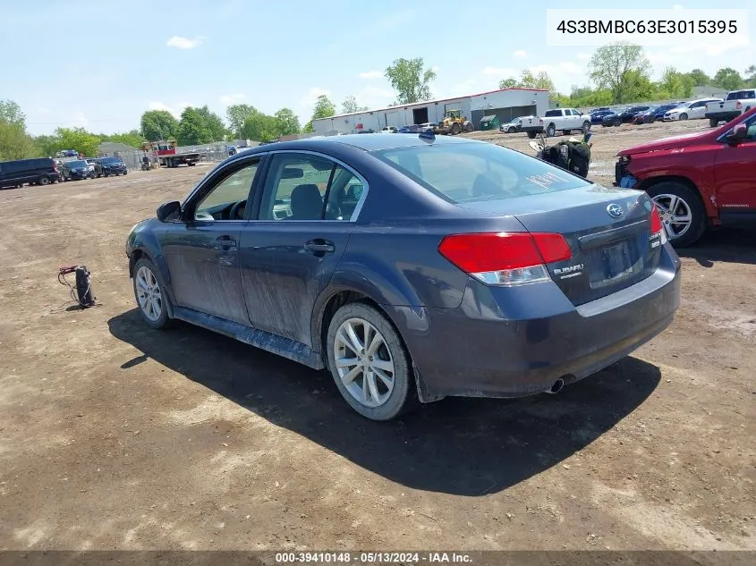 2014 Subaru Legacy 2.5I Premium VIN: 4S3BMBC63E3015395 Lot: 39410148