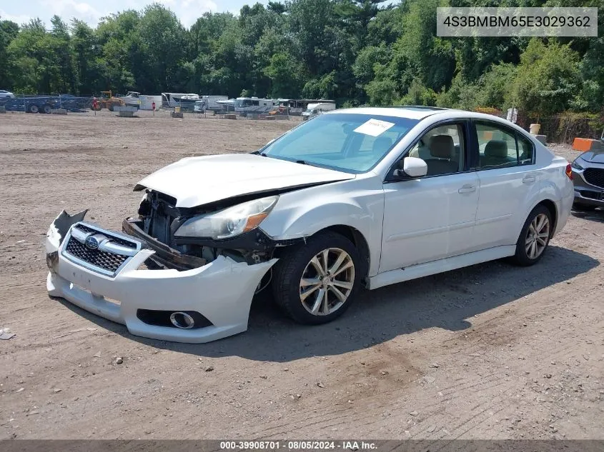 4S3BMBM65E3029362 2014 Subaru Legacy 2.5I Limited