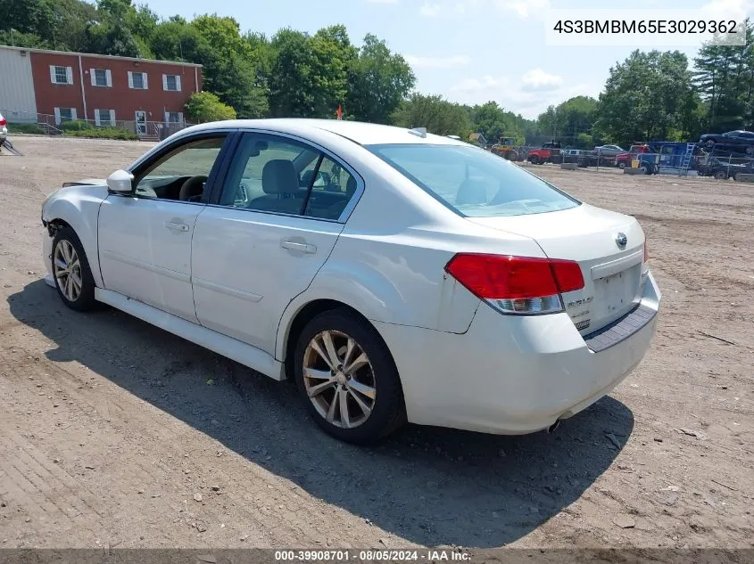 2014 Subaru Legacy 2.5I Limited VIN: 4S3BMBM65E3029362 Lot: 39908701