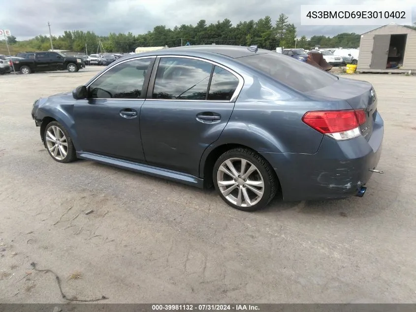 2014 Subaru Legacy 2.5I Premium VIN: 4S3BMCD69E3010402 Lot: 39981132