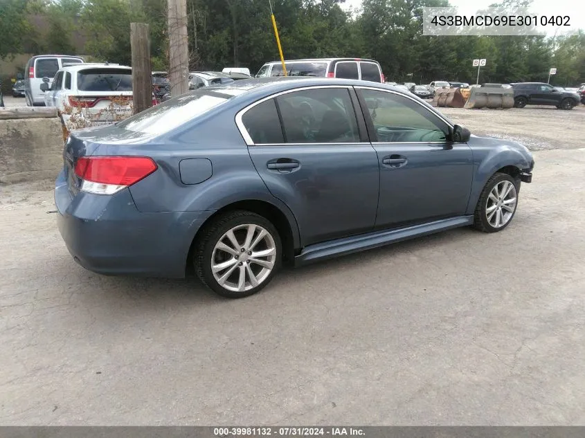 2014 Subaru Legacy 2.5I Premium VIN: 4S3BMCD69E3010402 Lot: 39981132