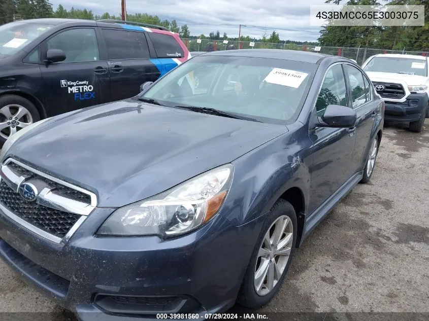 4S3BMCC65E3003075 2014 Subaru Legacy 2.5I Premium