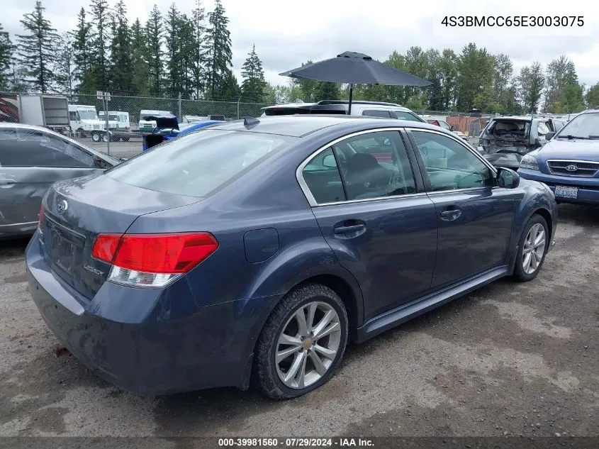 2014 Subaru Legacy 2.5I Premium VIN: 4S3BMCC65E3003075 Lot: 39981560