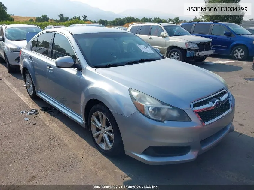 2014 Subaru Legacy 2.5I Premium VIN: 4S3BMBC61E3034799 Lot: 39982897