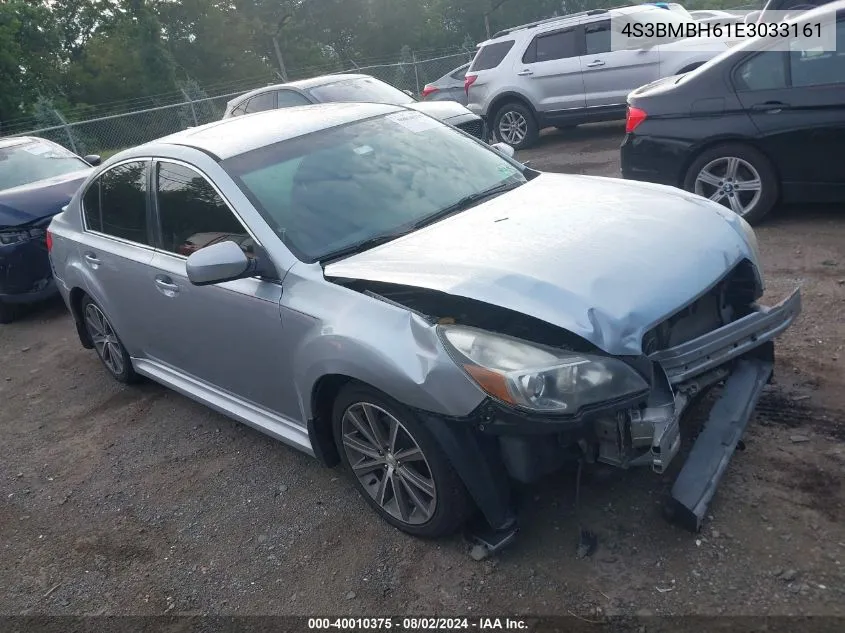 2014 Subaru Legacy 2.5 I Sport VIN: 4S3BMBH61E3033161 Lot: 40010375