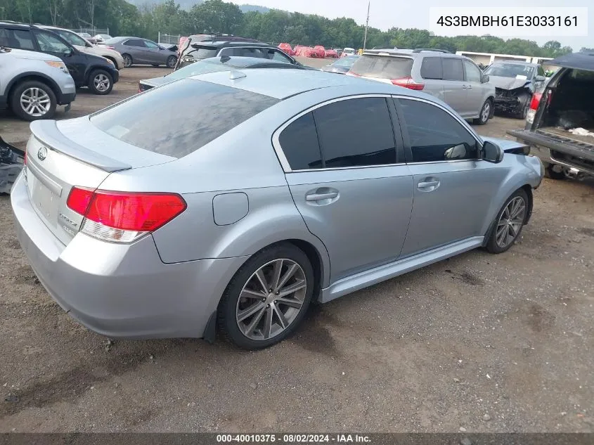 2014 Subaru Legacy 2.5 I Sport VIN: 4S3BMBH61E3033161 Lot: 40010375