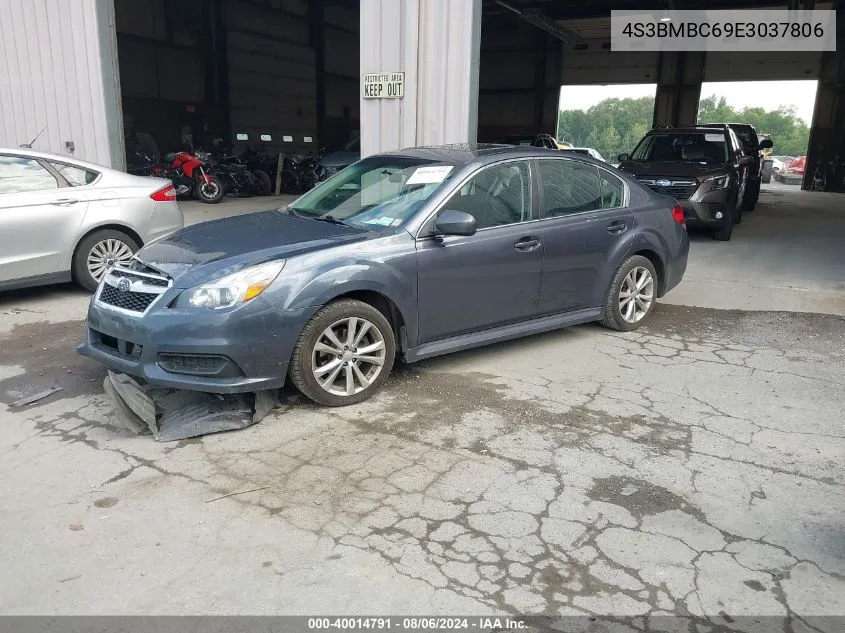 2014 Subaru Legacy 2.5I Premium VIN: 4S3BMBC69E3037806 Lot: 40014791