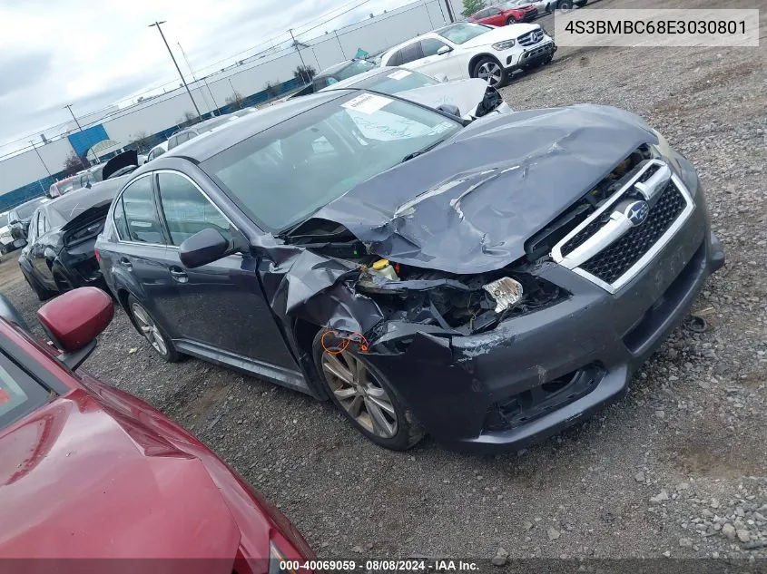 4S3BMBC68E3030801 2014 Subaru Legacy 2.5I Premium